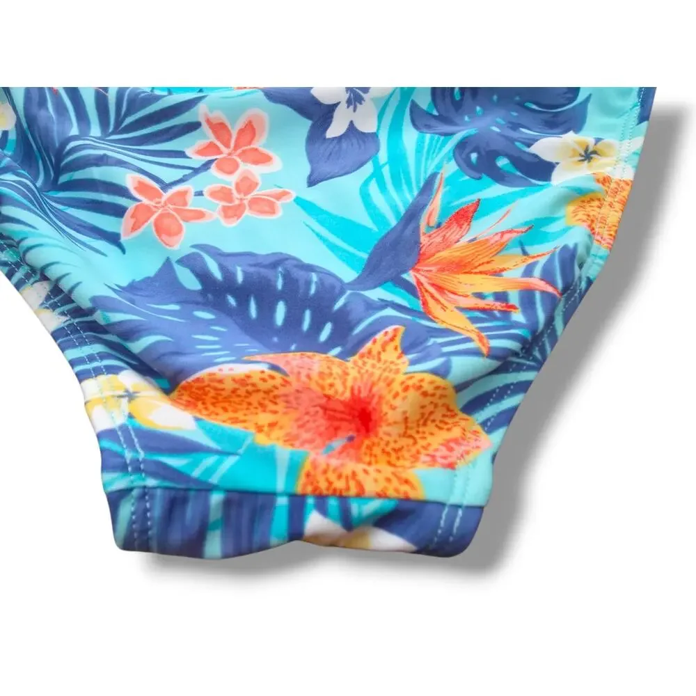 The Children's Place Girls 2-Piece Tankini Swimsuit Size XL 14 Tropical Floral